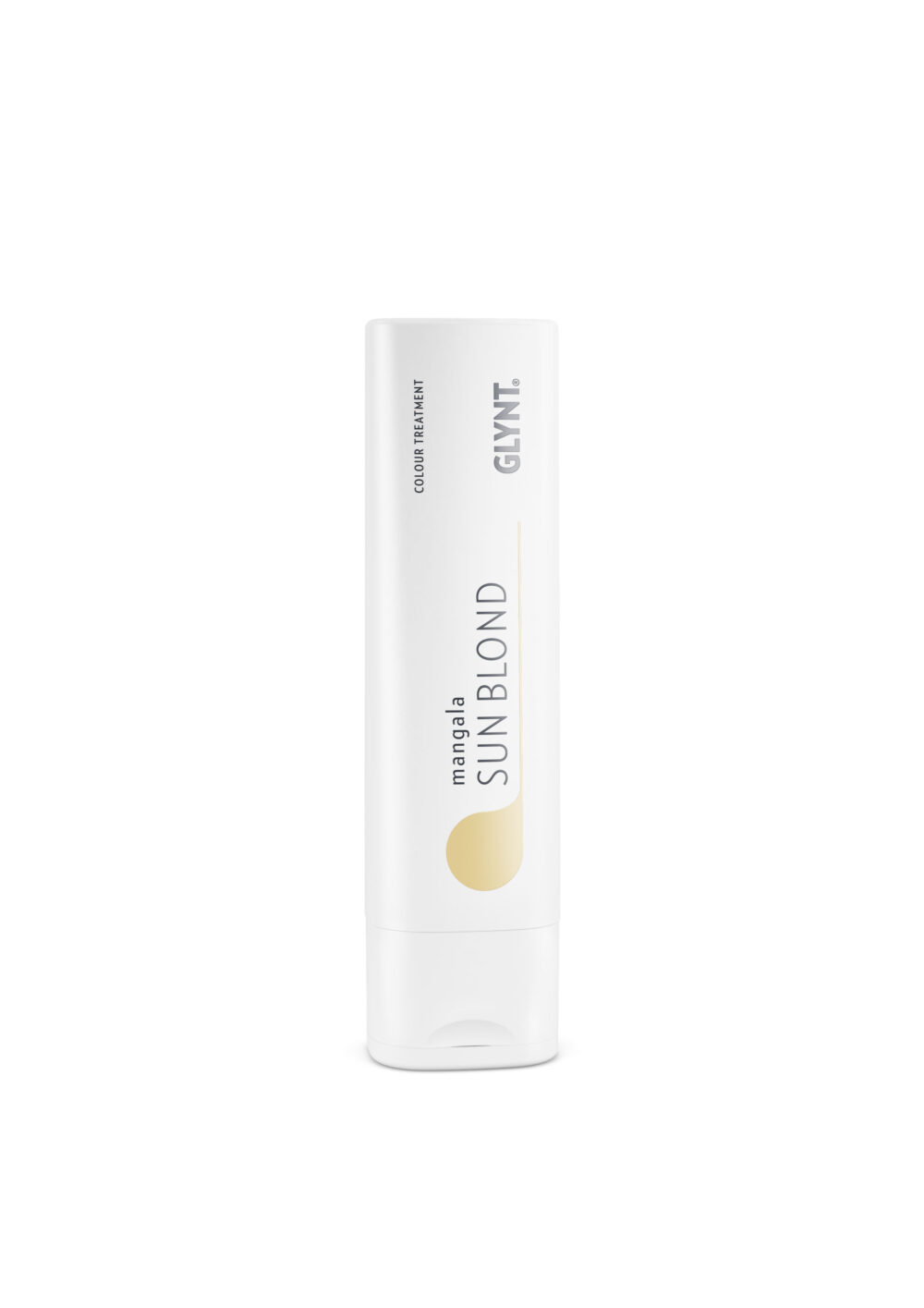 MANGALA Sun Blond ist eine von 11 farbauffrischenden Tönungskuren. Sun Blond verleiht hellblondem Haar einen edlen, sandfarbenen Reflex und veredelt jedes Strähnenbild. Auch störende Grünreflexe werden abgedeckt. Die MANGALA Tönungskuren verbinden Pflege und Farbauffrischung miteinander. Ob gefärbtes oder ungefärbtes Haar: Die Tönungskuren frischen die Haarfarbe auf, nuancieren auf Wunsch oder kräftigen einen Farbton und halten die Haarfarbe auch zwischen zwei Färbeterminen im Salon ausdrucksvoll wie am Tag nach der Coloration. Extrakte aus Wiesenschaumkraut glätten die Oberflächenstruktur des Haares und schenken Glanz, während Seifenkraut dem Haar einen gesunden Griff verleiht. Übrigens: Neben den 11 fertigen MANGALA Nuancen kannst du dir in deinem Lieblings-GLYNT-Salon auch deine ganz persönliche, individuelle Rezeptur anmischen lassen. Du suchst einen GLYNT Salon in deiner Nähe? Dann schau im Salonfinder vorbei und gib dort deine Postleitzahl ein.