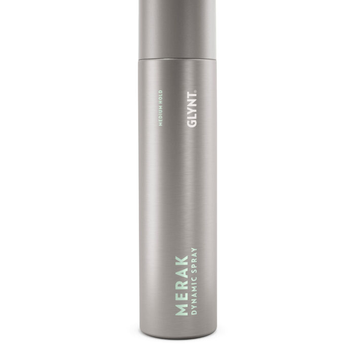 Das MERAK Dynamic Spray ist ein Haarspray für natürlichen, schwungvollen Halt. Es gibt der Frisur Stabilität und Fülle und dem Haar auffallenden Glanz. Die mikrofeine Zerstäubung sorgt für einen trockenen Sprühnebel.