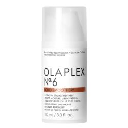 Die N°6 stärkt und schützt das Haar, versorgt es mit Feuchtigkeit und eliminiert Frizz und Fly-Aways für bis zu 72 Stunden. Olaplex® N°6 ist für alle Haartypen geeignet, einschließlich gefärbtes und chemisch behandeltes Haar.